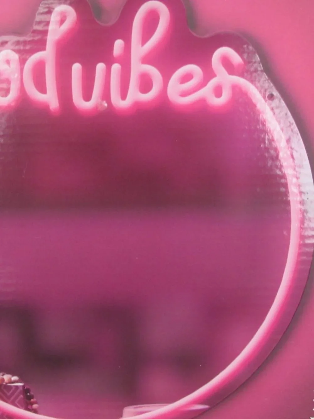Gabba Goods Good Vibes LED Neon Mirror